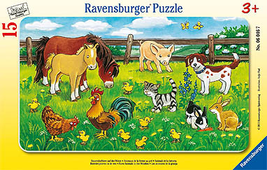 Kartonpuzzle Ravensb Bauernhoftiere